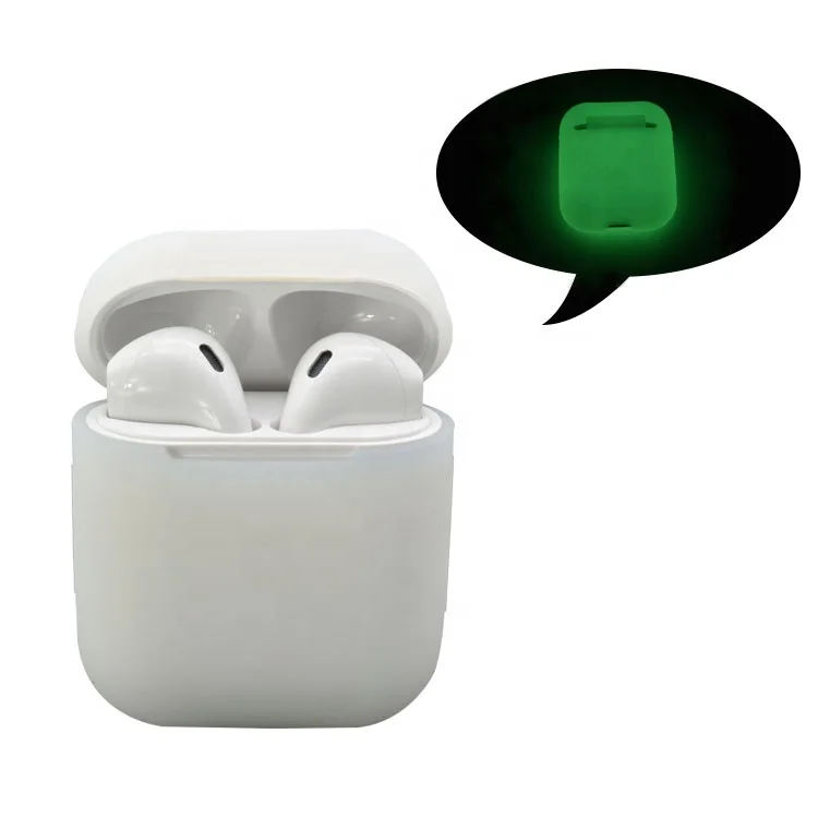 

Fantastic Luminous Wireless Blue tooth Silicone Protective Glow in the Dark Case Cover For Airpod, Fluorescent