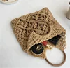 Good quality crochet Handmade Market handbags Macrame net tote bag vintage macrame crochet mesh bag
