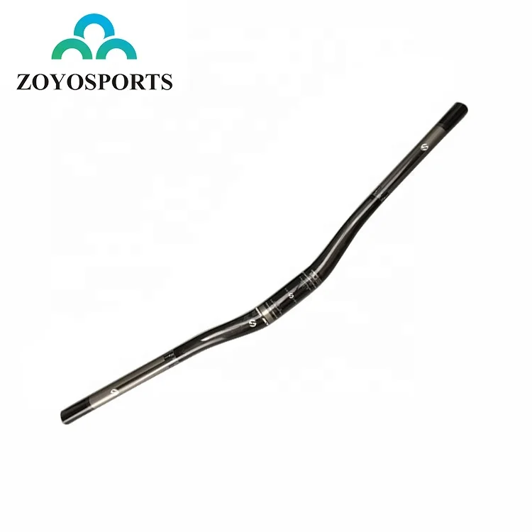 

ZOYOSPORTS UD T800 Flat/Riser Bar For Mountain Bike 31.8mm Matte Black Cycling Full Carbon MTB Bicycle Handlebar, Black/ can be customized