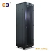 42U Floor Standing Cabinet front arc wave perforated (hexagonal) door