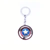 2019 Factory export customization gift metal alloy avengers metal shield keychain