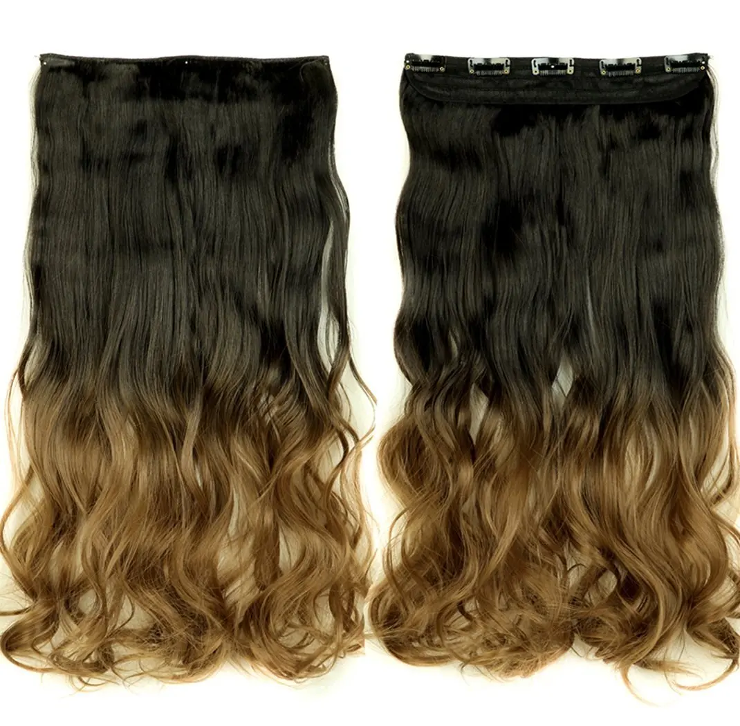 Buy Half Head Clip In Dip Dye Colour 10 24 Medium Brown