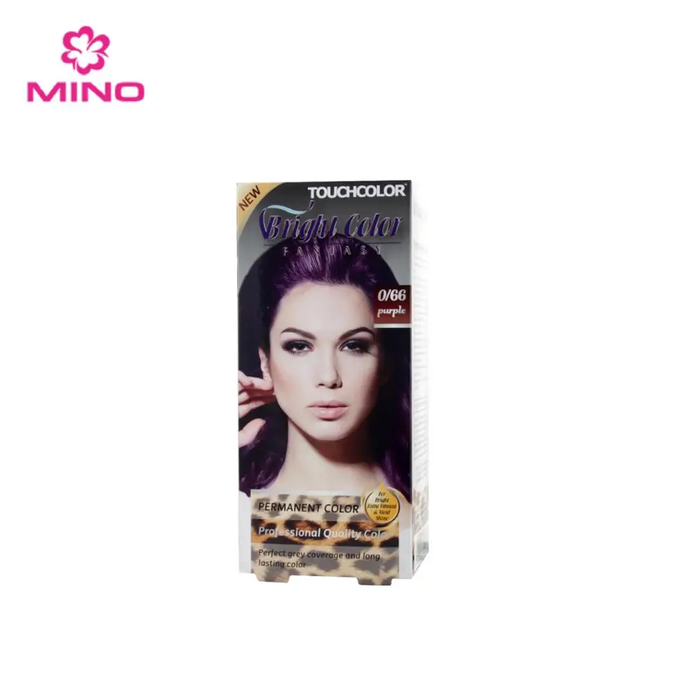 2018 Best Selling Permanent Hair Color Purple Hair Dye Cream