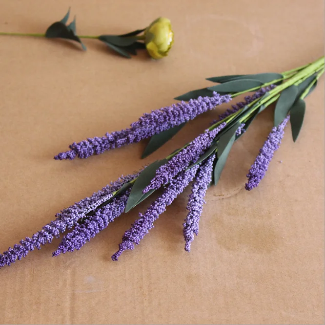 Wholesale Artificial Lavender Pe Foam Lavender For Home Decoration