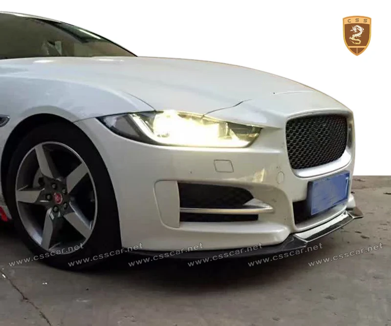 source xe style carbon fiber front lip & rear lip body kit