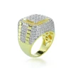 dubai 24k gold micro pave diamond engagement rings