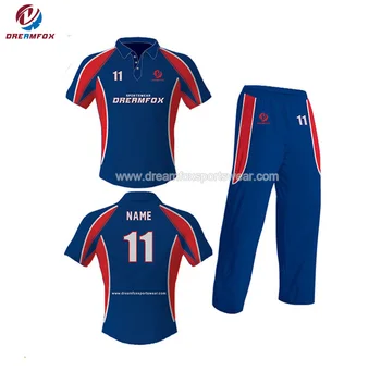 High Quality Sublimation Custom New Zealand Cricket Team Jersey