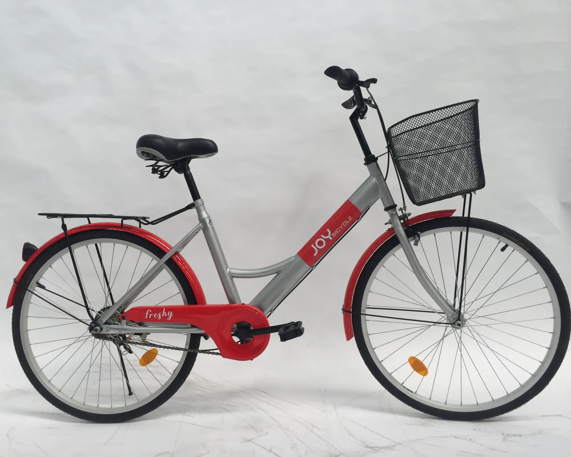 24 Inch Cheap Design Saddle Solid Steel Frame City Lady Bike Bicycle