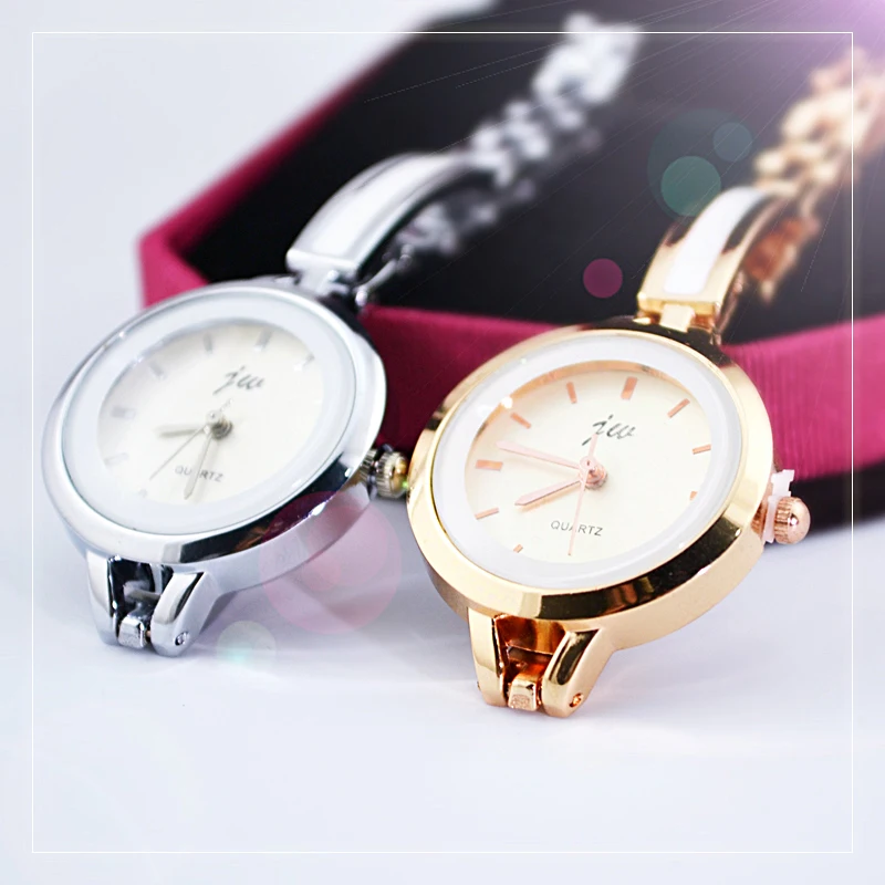 

2016 newest design cheap gold alloy women wrist quartz three hand watch in stock, As picture