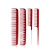 Professional Red Resin Hairdresser Salon Styling Hairdressing Hair Comb Anti-Static Barber Cutting Hair Comb