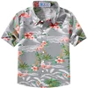 Different patterns offered children short sleeve casual hawaiian shirt