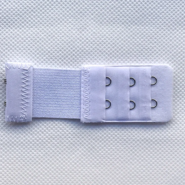 

Two-row-button underwear accessories bra hook and eye tape three-breasted bra hook and eye tape polyester long bra hooks and eye