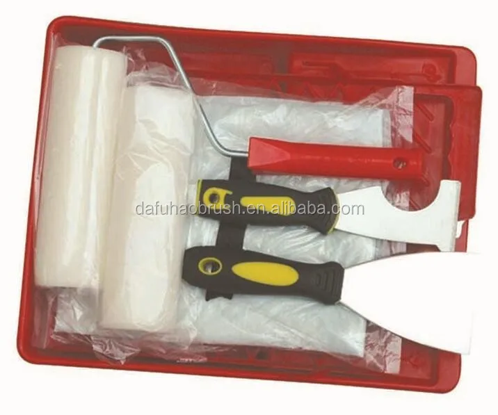 Paint Tray Set/roller Tray+paint Roller+putty Knife Buy Paint Roller