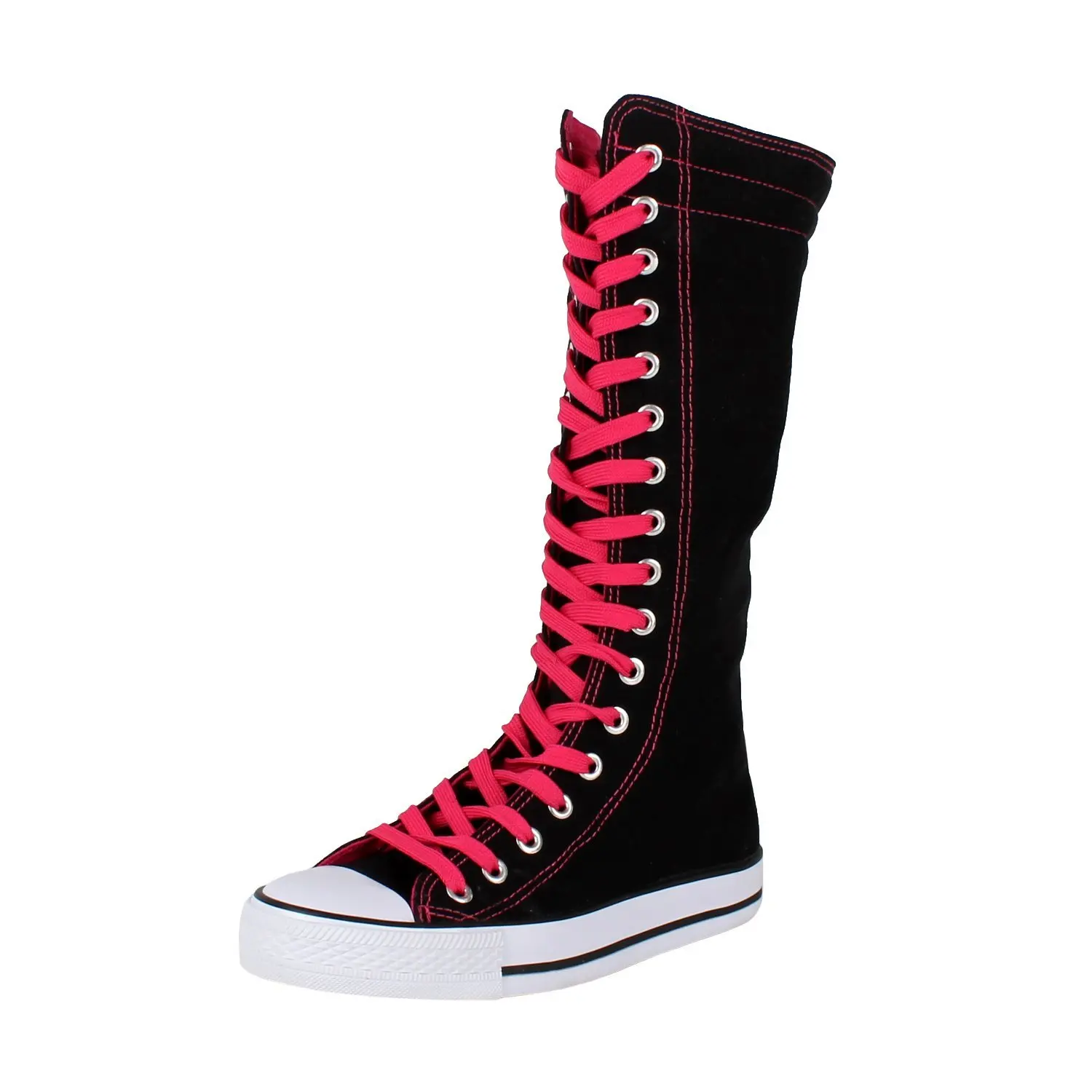 mid calf canvas boots