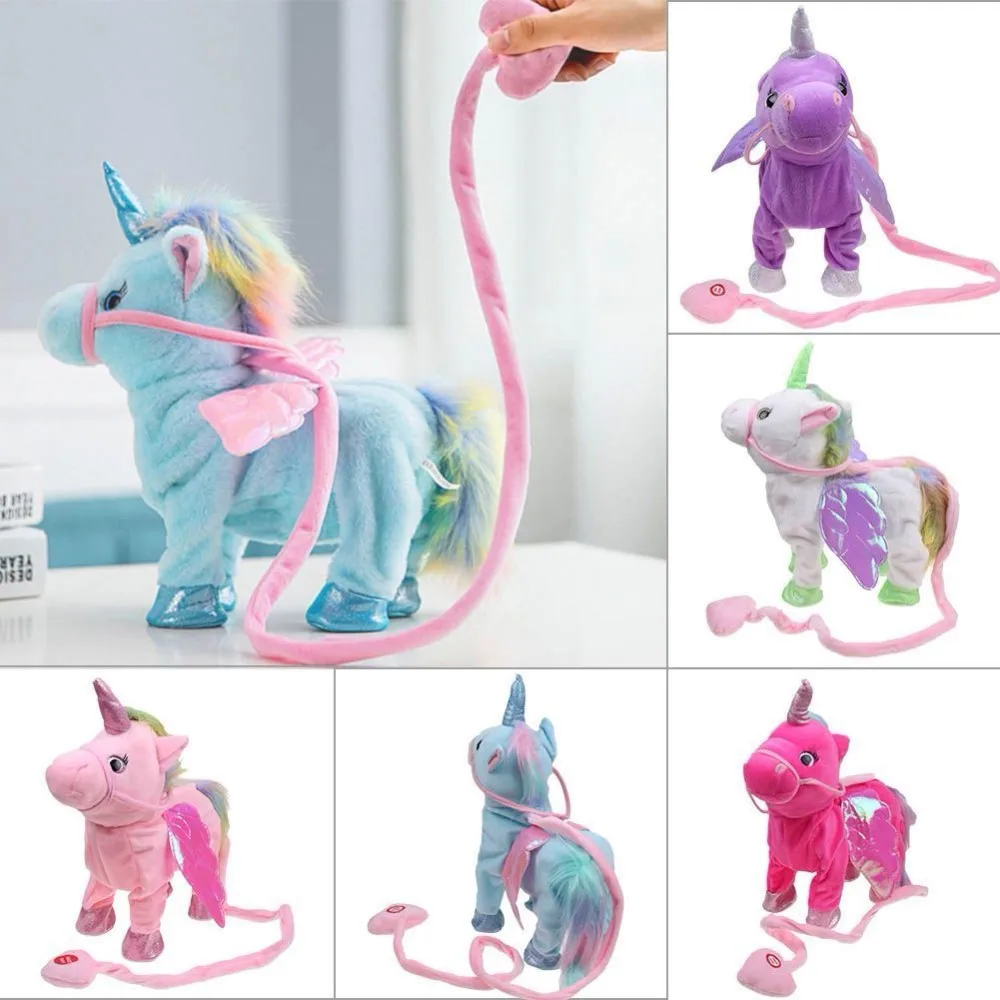 unicorn on leash toy