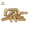 THANK-TECH Din brass double thread end studs/rear thread screw studs