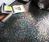 Round Shape Bathroom Floor Wall Glass Art Mosaic Tile Deco Mosaic Pattern