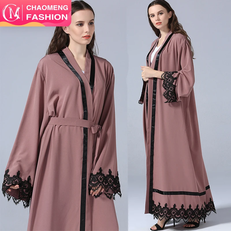 

1555# Eid Embroidery Muslim Dresses Stylish Abaya Dress Islamic Dubai Clothing For Ladies, As shown