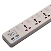 Factory Price 3 pin multi cord power extension socket usb with CE certificate