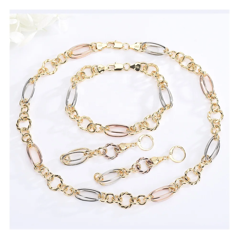 

C10521 Girl Fashion Designer Earring Custom Bracelet And Necklace Jewelry