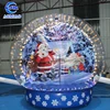 Aomiao Factory christmas inflatable human size snow globe with free lights