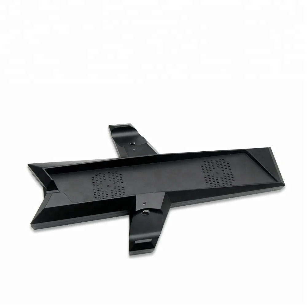 

Game Controller Charging Dock Cooling Fan Console Holder For PS4, Black