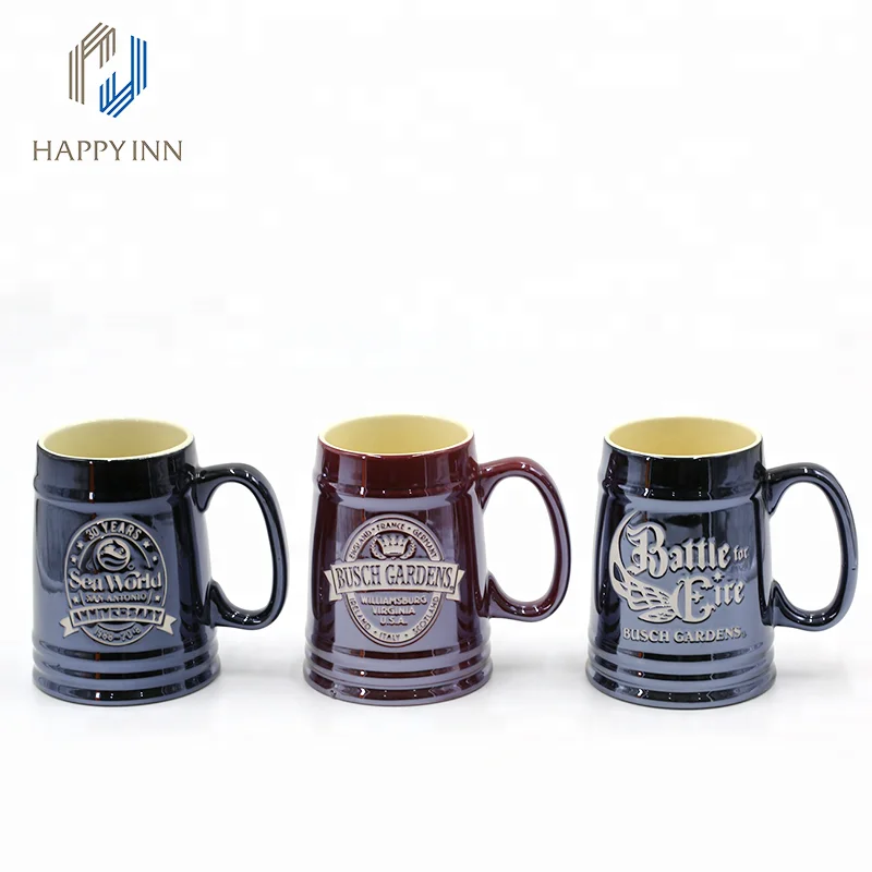 Selling Well Custom Sand Blasting Ceramic Beer Custom Cup Mug Buy