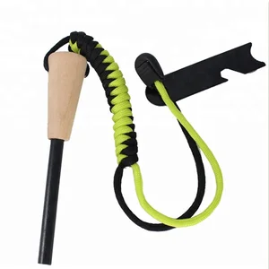 Survival handle Magnesium Flint Stone Fire Starter for Outdoor Emergency Lighter Camping