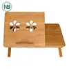 Adjustable bamboo foldable table for laptop computer from China