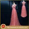 RASA-08 Princess Pink Evening Dress Heavy Beaded Appliqued Soft A-Line New Products on the Russian Market Party Gown
