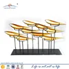 amber handmade artificial glass arowana fish for decoration