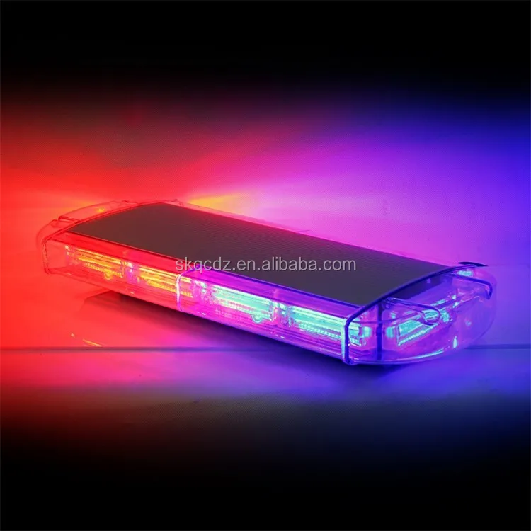 10 Led Red And Blue Strobe Light Emergency Flashing Bar Hazard
