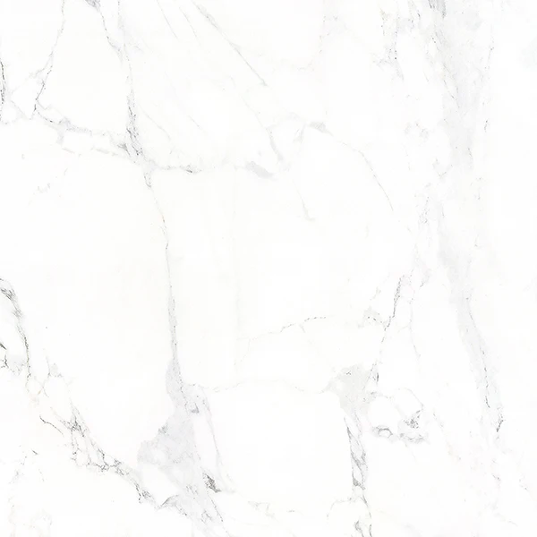 Super White Marble Look Interior Flooring Glazed Porcelain Tile 60x60 ...