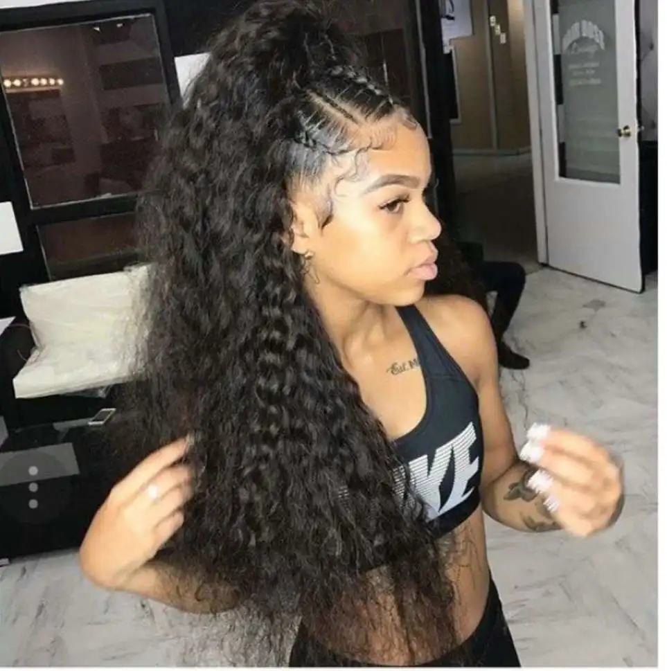 Kinky Curly Ponytail For Black Women 100%virgin Human Hair Ponytail