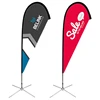 Wholesale Custom 100% Polyester Printed Teardrop Flag Stand