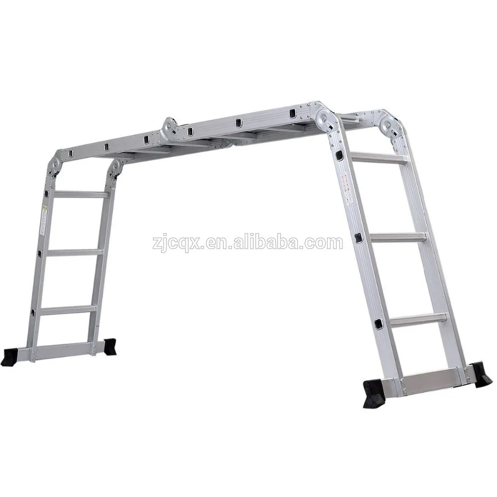 Multi Purpose Aluminium Extension Scaffold Ladder With Free Step