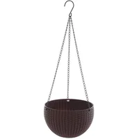 

Modern indoor hanging plant pot wall planter popular brown self watering plastic Plant Pot