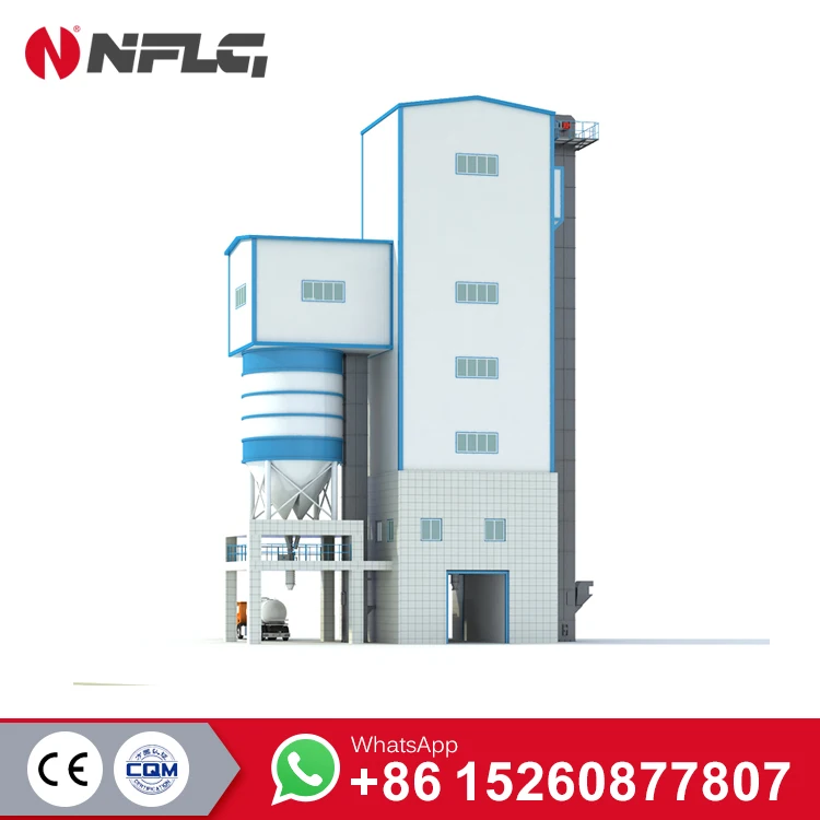 
Environmental protection cement and sand dry mortar mixers production plant 