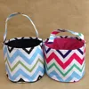 Wholesale kids easter bucket monogrammed easter basket tote bags