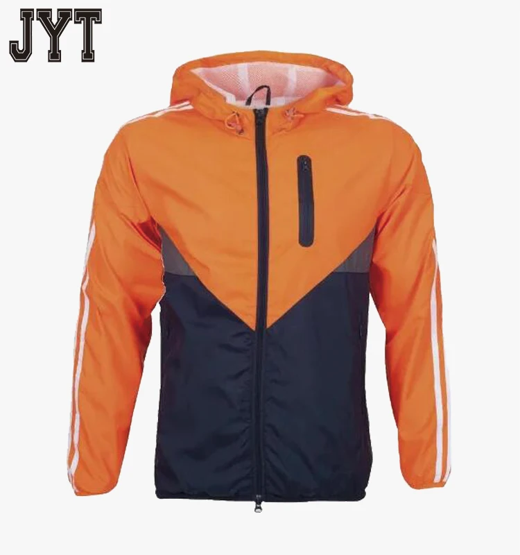 

2021 Custom Mens Windbreaker Waterproof Windbreaker Jackets With Hoodie