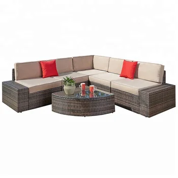 6 Pcs Rooms To Go Outdoor Furniture Rattan Wicker Furniture