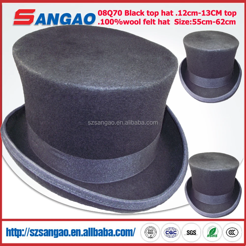 boys grey top hat