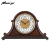 Retro Wooden Mantel Table$Desk Clock for Desk