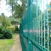 40*80cm power coated after galvanized security curved welded fence gate