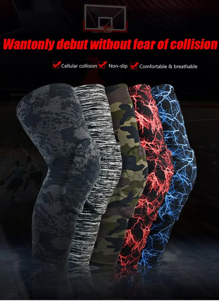 Custom Basketball Knee Pads Protector Sports Safety Knee Calf