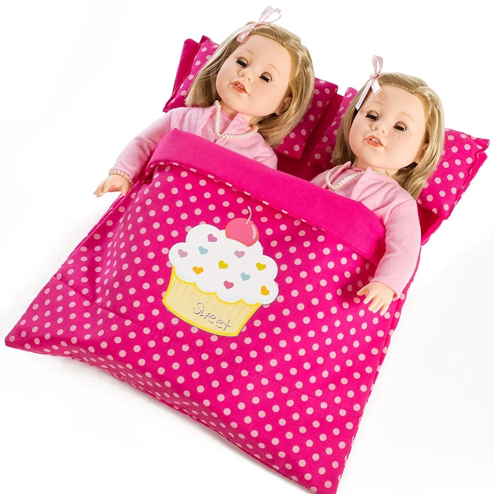 doll travel case with bed