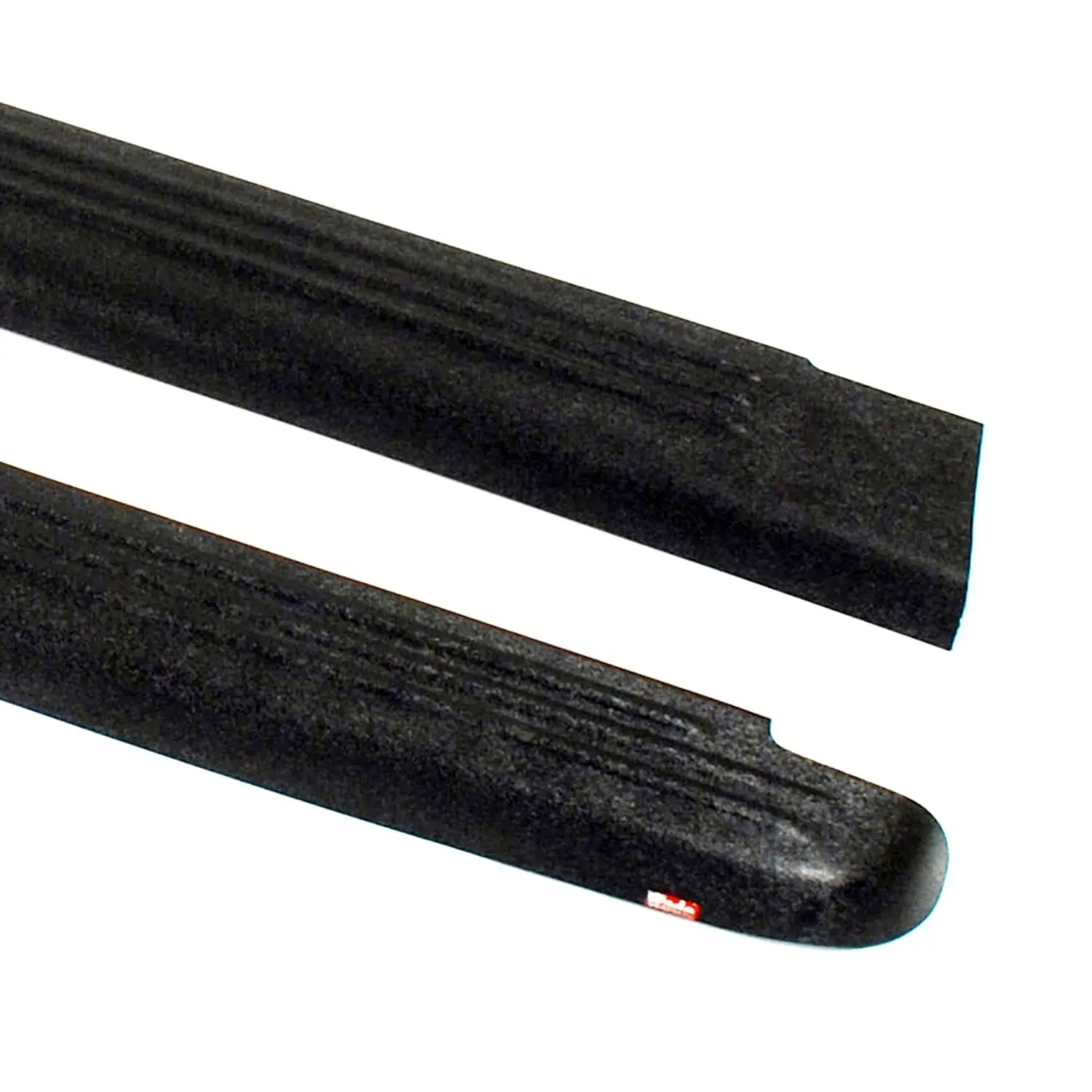 Set of 2 Wade 7241401 Truck Bed Rail Caps Black Smooth Finish with