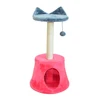 luxury outdoor many colours cute animal shaped cat tree with ball resonabl price