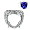 Beadsnice ID30608 925 setting removable newest design 20.5x16x4mm sold by PC silver ring base for women