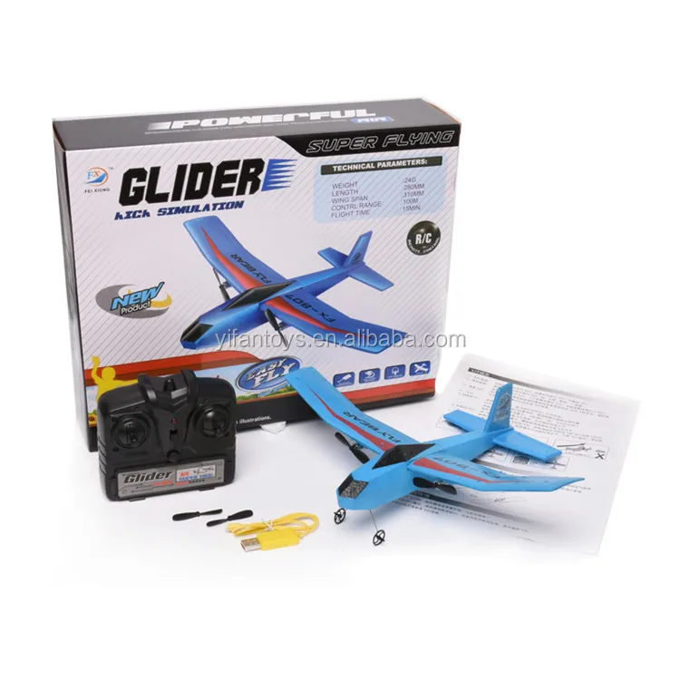 Fx 807 Super Flying Foam Glider 2 4g 2ch Rc Airplane Toys Rtf For Sale Buy Flying Glider Rc Airplane 2ch Airplane Product On Alibaba Com